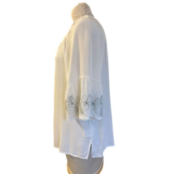 Ruby Rd. Square Neck Lightweight Babydoll Top Sz. PXL Feminine Breezy - Picture 5 of 11